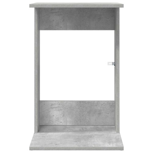 Странична маса Циментено сиво 40 x 38 x 62,5 см Инженерно дърво