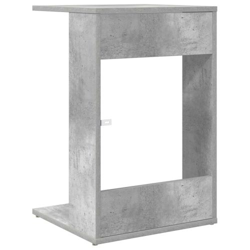 Странична маса Циментено сиво 40 x 38 x 62,5 см Инженерно дърво