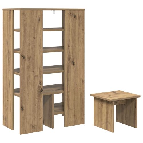 Шкаф за обувки 2 бр. 62 x 35 x 100 см Инженерна дървесина