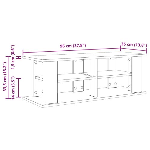 Стойка за телевизор Дъб 96 x 35 x 33,5 см