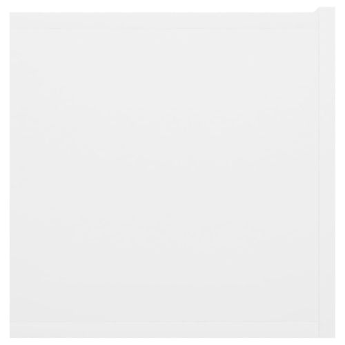 Окачени TВ шкафове, 3 бр, бели, 60x30x30 см