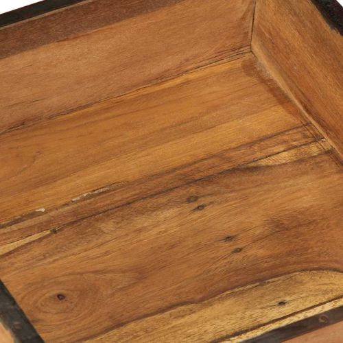 Поднос 2 pcs Кафяво 29 x 31 x 10 см Солидно възстановено дърво