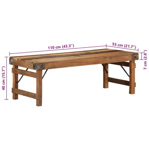 Масичка за кафе Кафяво 110 x 55 x 40 cm