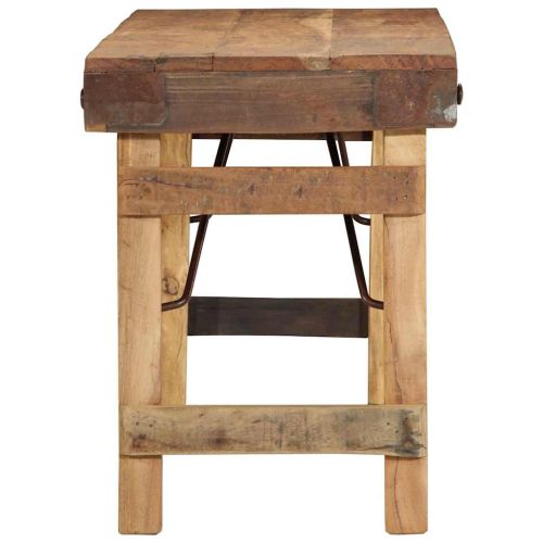 Пейка Естествен 110 x 35 x 46 cm Възстановено старо дърво