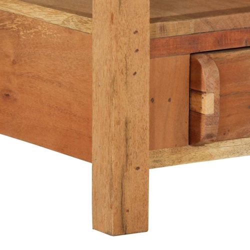 ТВ шкаф Кафяво 83 x 33 x 46 см Солидно възстановено дърво