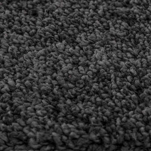Антихлъзгащ shaggy килим Тъмносив 200 x 200 cm ПП