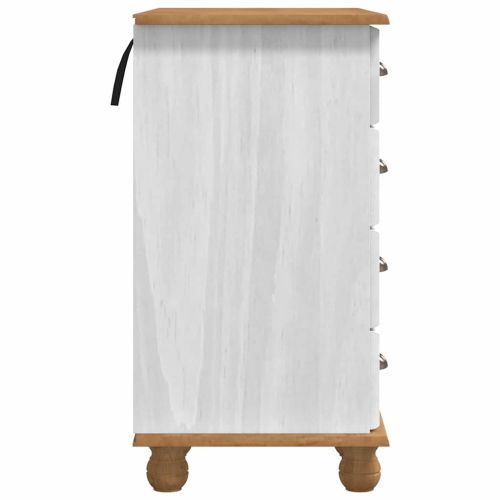 Бюро за писане ASKIM Бяло 95 x 40 x 75 см Солидно борово дърво