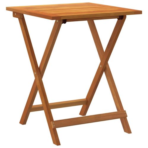 Градинска маса Естествен 60 x 60 x 72 cm Солидно акациево дърво