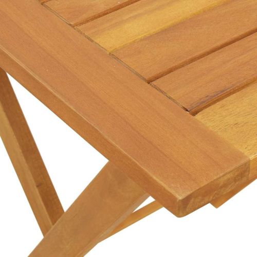 Градинска маса Естествен 60 x 60 x 72 cm Солидно акациево дърво