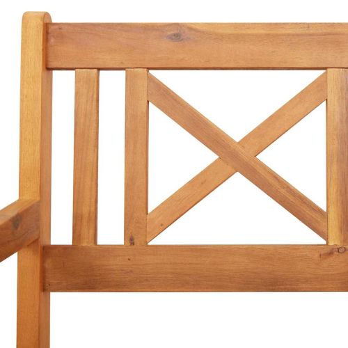 Градински стол 2 pcs 56 x 56 x 90 см Солидно акациево дърво