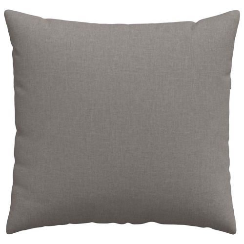 Диван възглавници 2 pcs Таупе 45 x 45 cm текстил