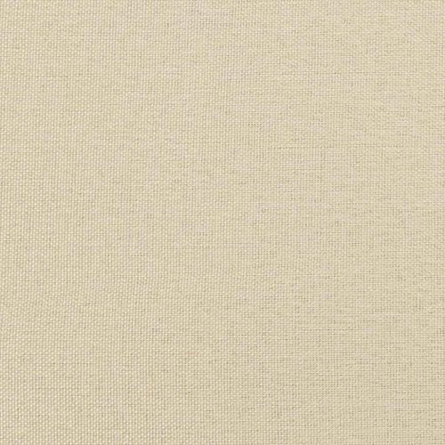 Диван възглавници 2 pcs Крем 45 x 45 cm текстил