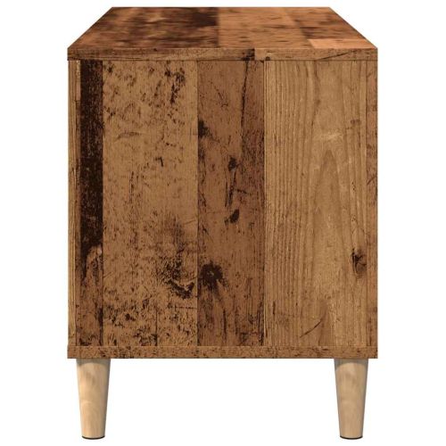 Шкаф за грамофонни плочи, 100x38x48 см, инженерно дърво