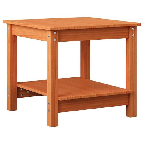 Масичка за кафе Восъчнокафяв 50 x 50 x 45 cm Борово дърво масив