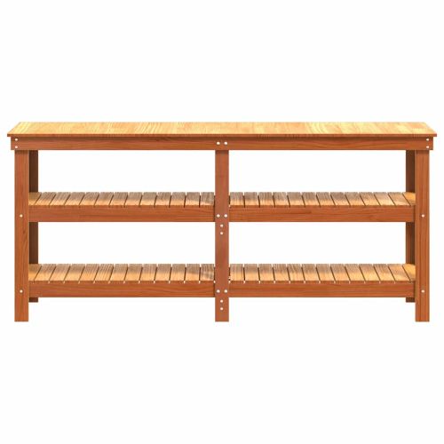 Работна маса Кафяво с восъчно покритие 181.5 x 50 x 80 см