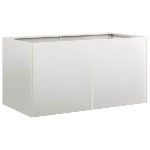 Кашпа, 80x40x40 см, неръждаема стомана