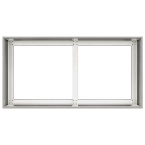 Кашпа, 80x40x40 см, неръждаема стомана