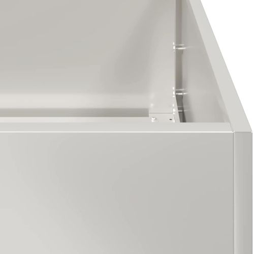 Кашпа, 80x40x40 см, неръждаема стомана