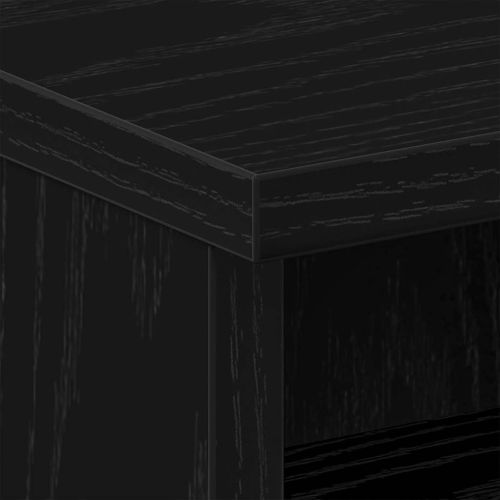 Нощен шкаф 2 pcs Черния дъб 40 x 40 x 50 cm Инженерно дърво