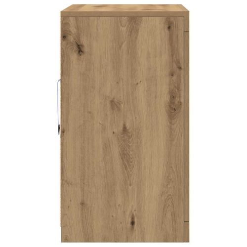 LED конзолна маса 2 pcs Дъб 41 x 37 x 67 см Инженерно дърво