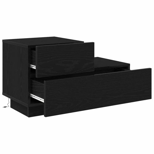 Нощен шкаф Черния дъб 70 x 36 x 40,5 см Инженерна дървесина