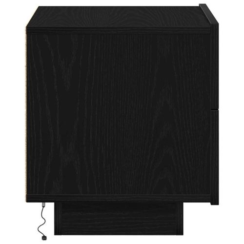 Нощен шкаф Черния дъб 70 x 36 x 40,5 см Инженерна дървесина