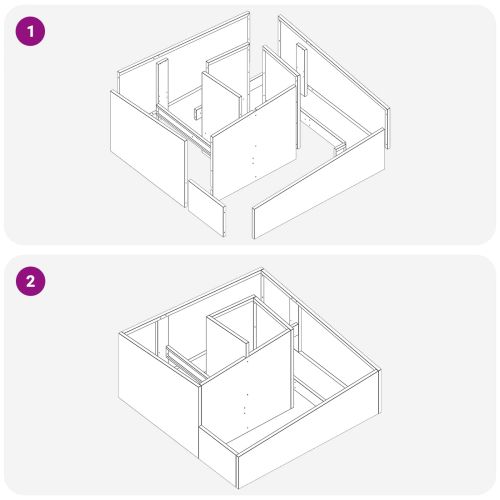 Градинска саксия Кафяво 80 x 80 x 50 см Патинираща стомана