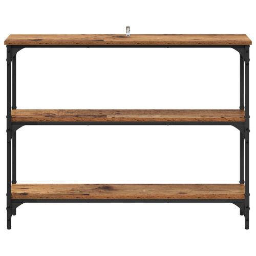 Конзолна маса Старо дърво 100 x 22,5 x 75 см Инженерно дърво