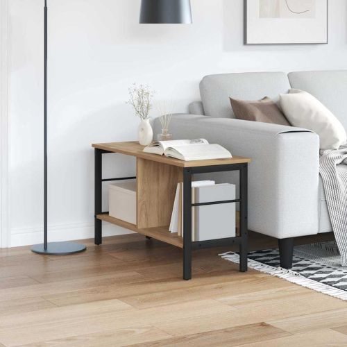 Рафт за книги Дъб 82 x 32 x 47 см Инженерно дърво