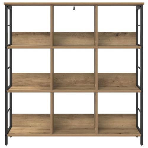 Рафт за книги Дъб 102 x 32 x 104,5 см Инженерно дърво