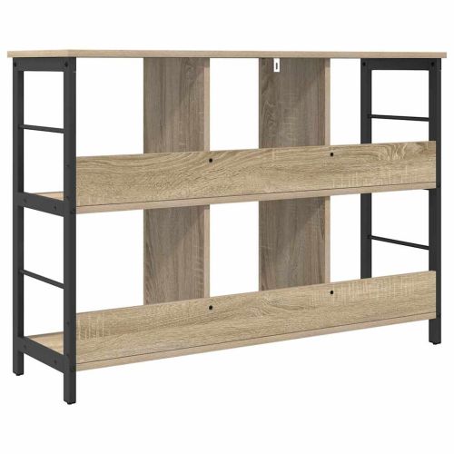 Рафт за книги Сонома дъб 102 x 32 x 72,5 см Инженерно дърво