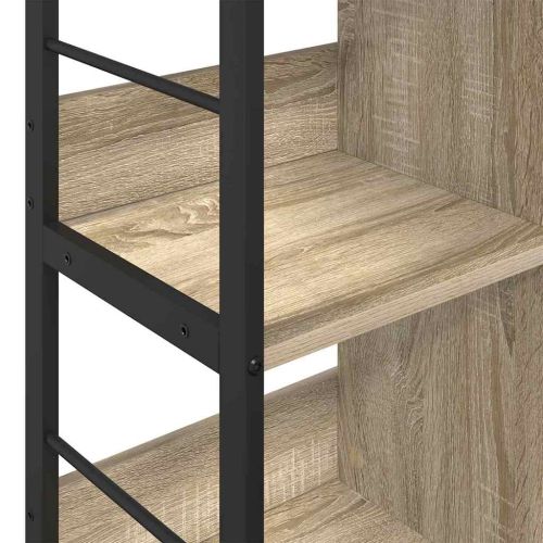 Рафт за книги Сонома дъб 102 x 32 x 72,5 см Инженерно дърво