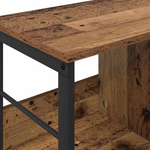 Рафт за книги 3 нива 102 x 32 x 40,5 см Инженерна дървесина