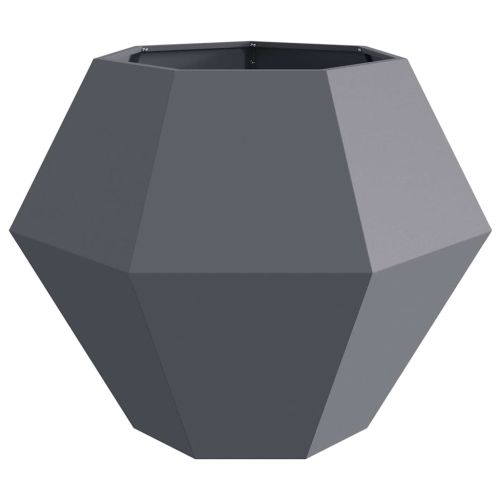 Кашпа Антрацит 100 x 100 x 80 см Стомана