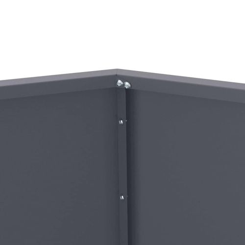 Кашпа Антрацит 100 x 100 x 80 см Стомана