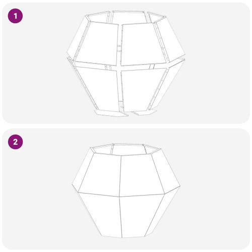 Кашпа Ръждясало 100 x 100 x 80 см Патинираща стомана