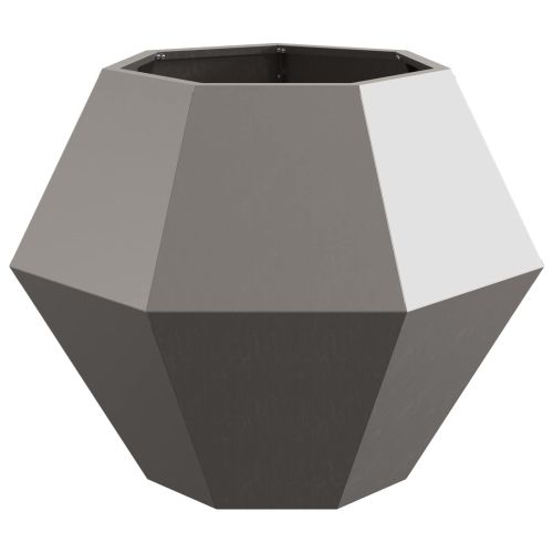 Кашпа 2 pcs Ръждясало 75 x 75 x 60 см Патинираща стомана