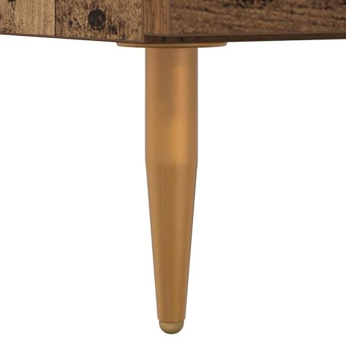 Нощно шкафче с чекмедже 2 pcs Старо дърво 40 x 35 x 47,5 см