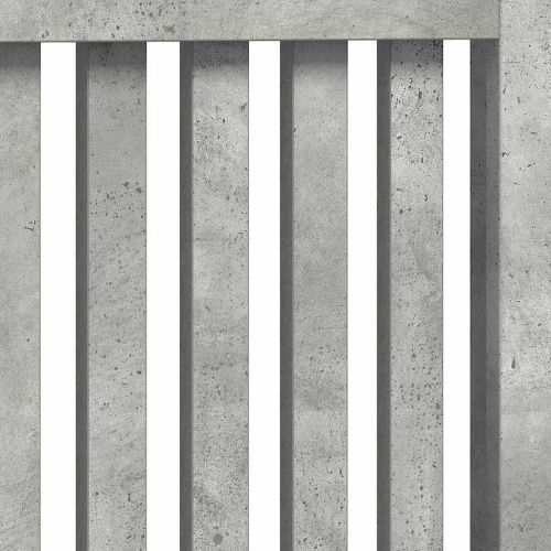 Калъф за радиатор Циментено сиво 78 x 19 x 81,5 cm