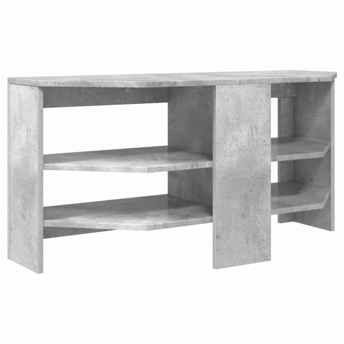 Ъгловшкафзателевизор Циментено сиво 102 x 40,5 x 45 см