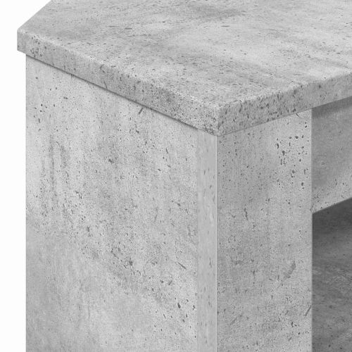 Ъгловшкафзателевизор Циментено сиво 102 x 40,5 x 45 см