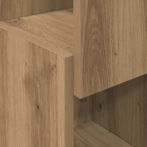 Ъглов шкаф 25,5x25x80см Инженерна дървесина Дъб