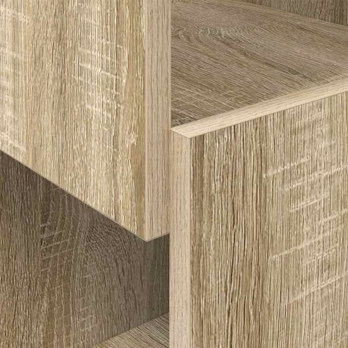 Ъглов шкаф 30,5x30x95см Инженерна дървесина Сонома дъб