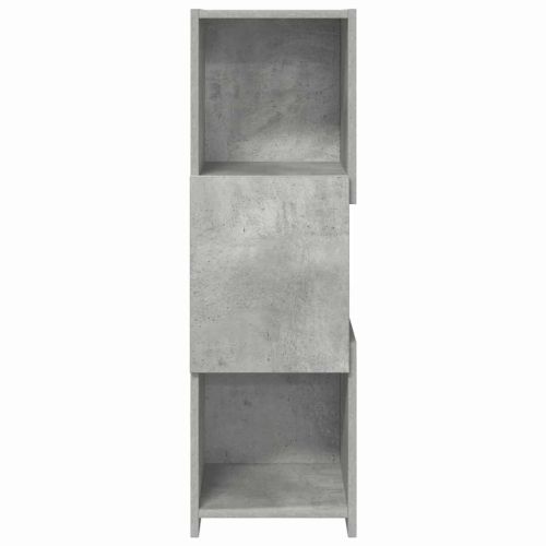Ъглов шкаф Циментено сиво 30,5x30x95см Инженерно дърво