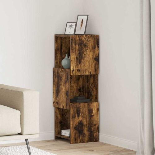 Ъглов шкаф Димян дъб 30,5x30x95см Инженерно дърво