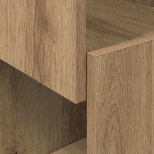 Ъглов шкаф 30,5x30x95см Инженерна дървесина Дъб