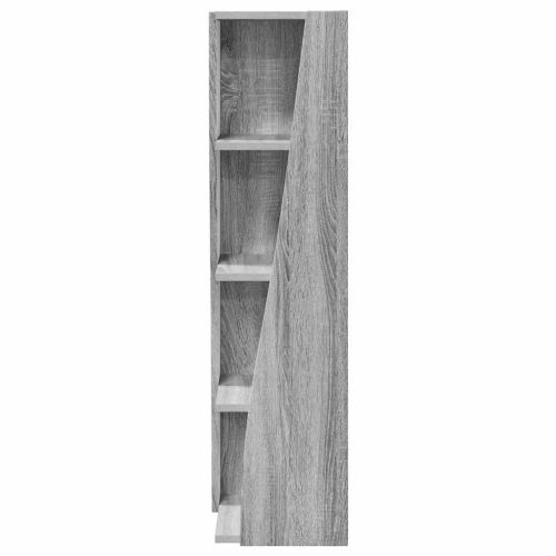 Ъглов шкаф Сив Сонома 27,5x27x102см Инженерно дърво