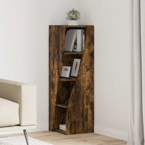 Ъглов шкаф Димян дъб 32x32x102см Инженерно дърво