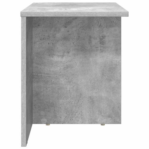 Крайна масичка Циментено сиво 37 x 32 x 40 см Инженерно дърво