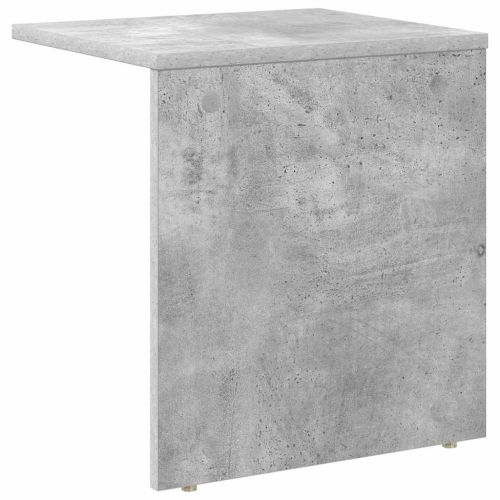 Крайна масичка Циментено сиво 37 x 32 x 40 см Инженерно дърво